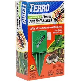 Ant Killer Liquid Outdoor Bait Stakes, 8 pk -Terro