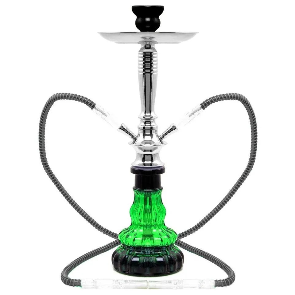 Atomic Shisha - 45cm Stairs - Green or Blue - 2 Tubes