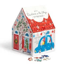 CHRISTMAS IN THE VILLAGE HOUSE PUZZLE