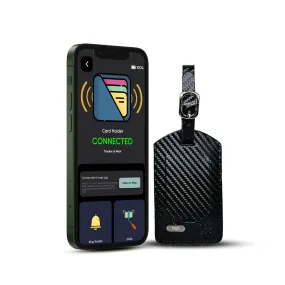 Dolphin Smart Bag Tracker tag [Carbon Fiber]