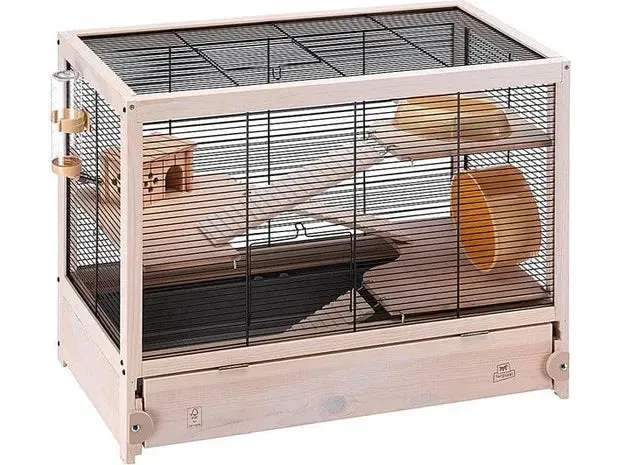 HAMSTERVILLE BLACK CAGE