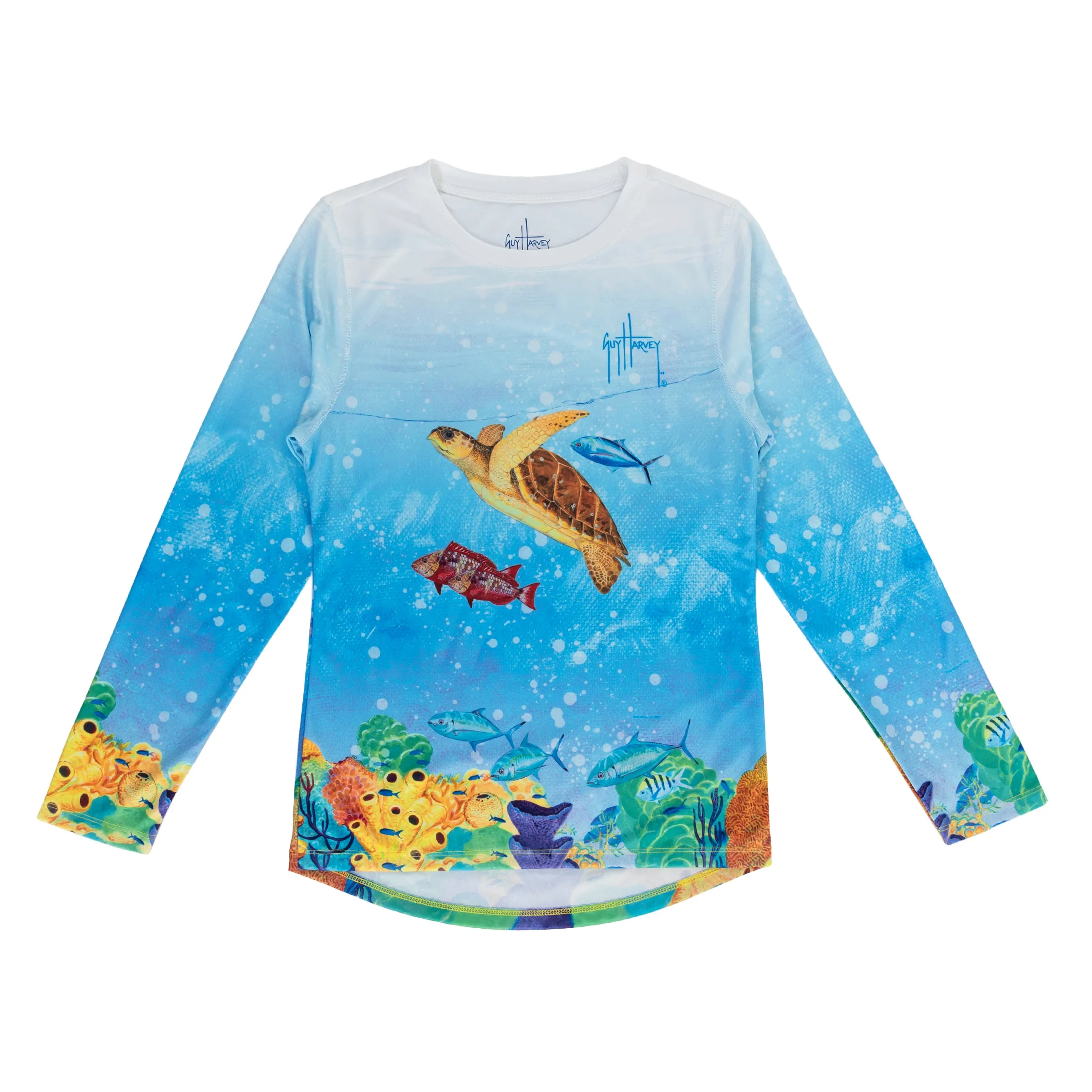 Kids Turtle Reef Long Sleeve Sun Protection Top