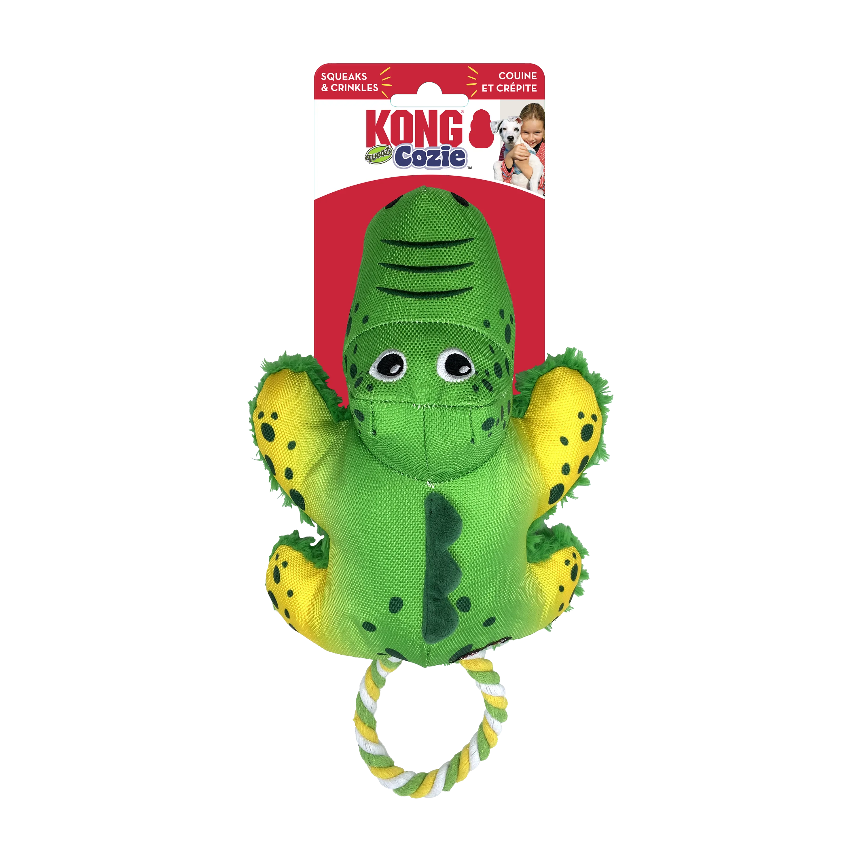 KONG Cozie Tuggz Alligator
