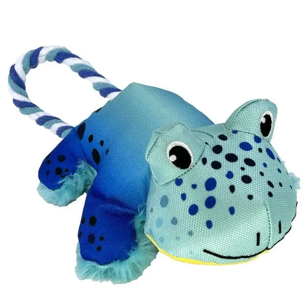 KONG Cozie Tuggz Frog Dog Toy