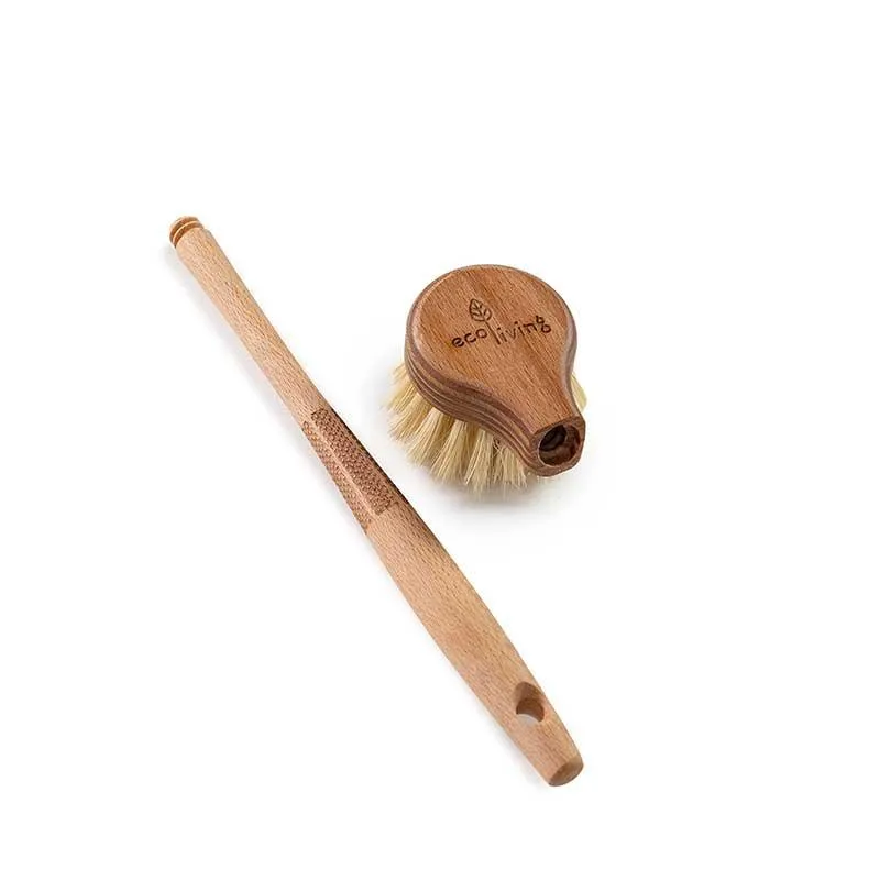Long Handled Dish Brush With Replaceable Head