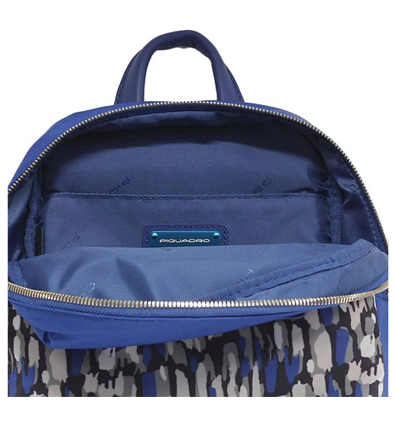 Piquadro Loire Unisex Camouflage-Blue Backpack