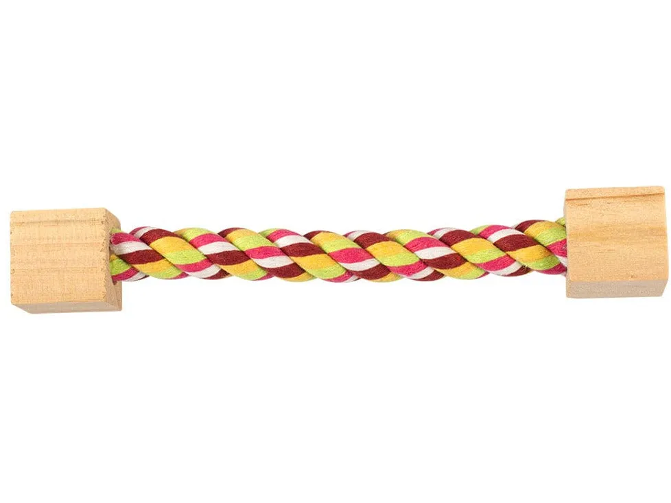 Playing Rope With Wooden Blocks 3X3X20Cm