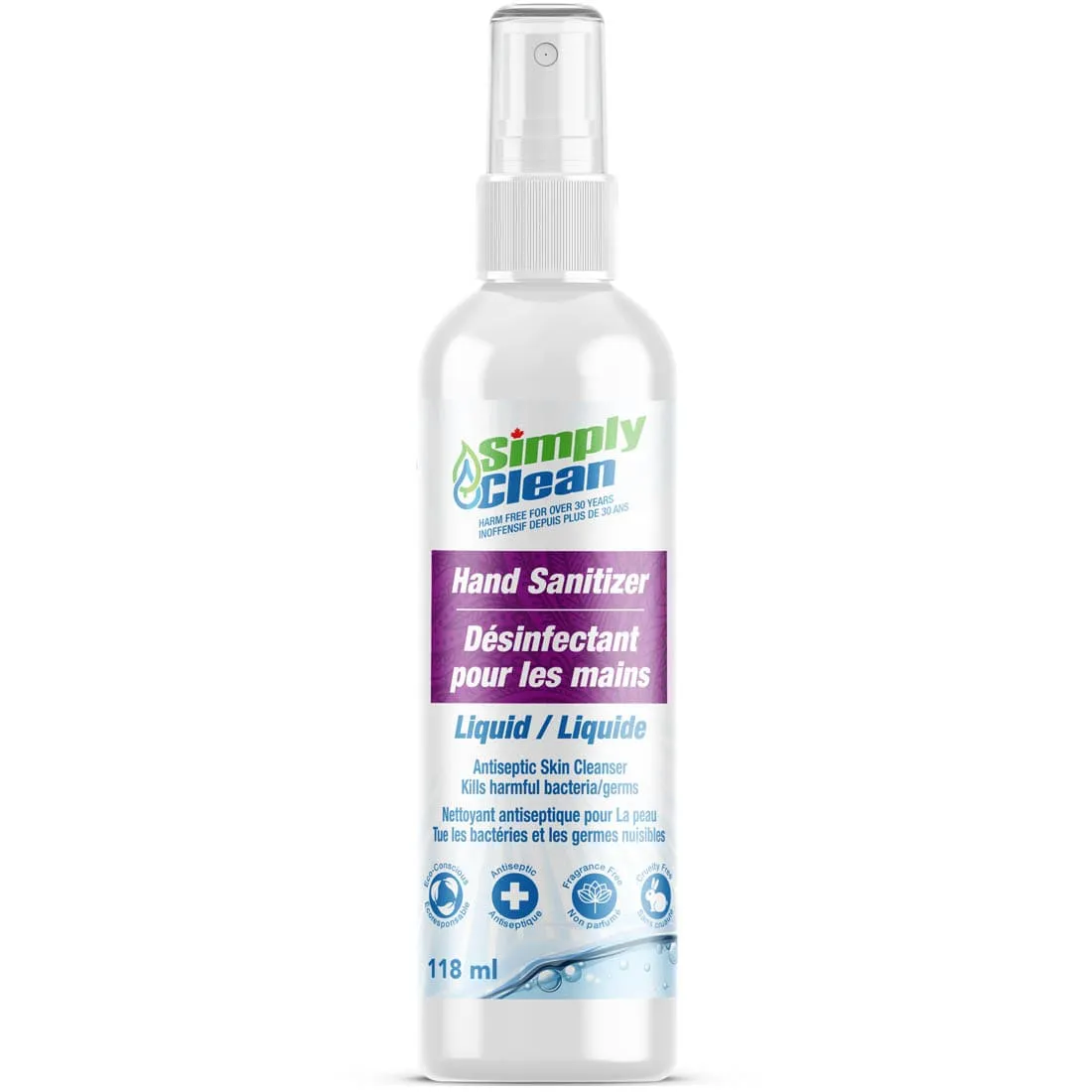 Simply Clean Hand Sanitizers (Liquid and Gel Options)