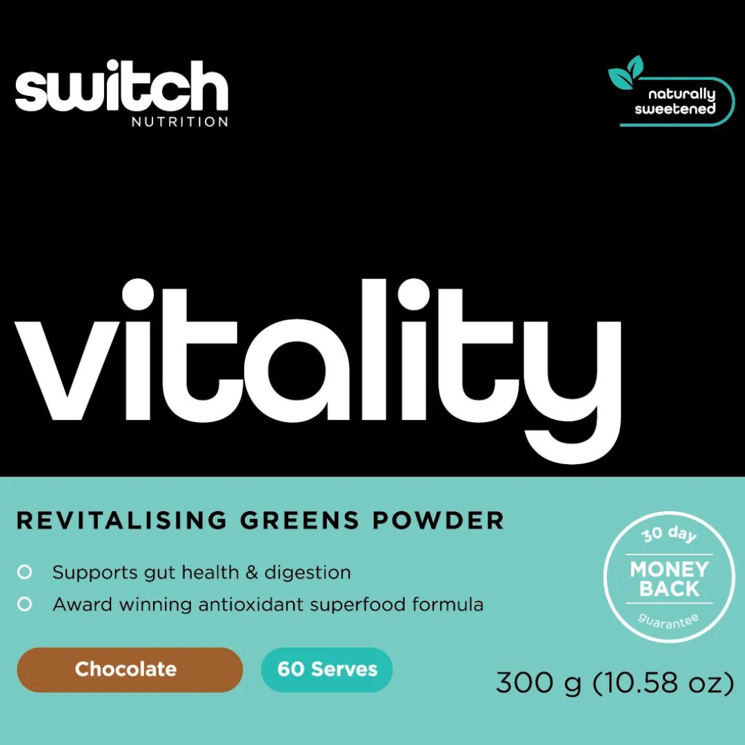 Switch Nutrition - Vitality Switch Super Greens Powder - Chocolate